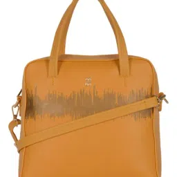 Baggit Yellow Small Handbag-image-11