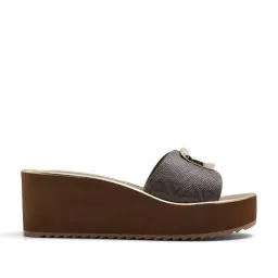 Aldo Women's MENHADEN Brown Wedges image 2