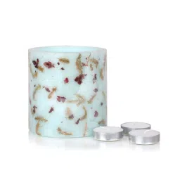 IRIS Multicolour Botanics Lilac & Peony Fragrance Lantern Candle image 2