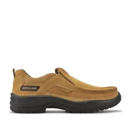 Woodland Men's Camel Slip On Shoes image 2