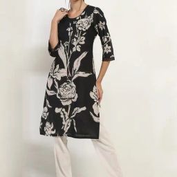 Rangriti Black Printed Kurtas-picture-21