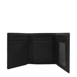 Police Groix Black Solid Tri-Fold Wallet for Men image 4