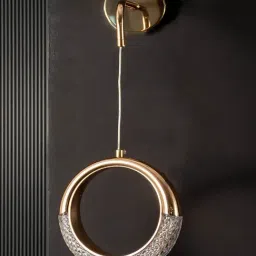 Whispering Homes Gold Crystal Gold Wall Light-image-36