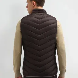 Arrow Sport Brown Regular Fit Quilted Jacket image 2