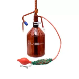 Supertek 25 ml Automatic Zero Burette with Glass Screw Cap, Amber Color, 75.114.0025-image-15