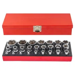 FORCEKRAFT 25 Pcs Impact Sockets Kit Chrome Vanadium Steel 1/2 Inch (12.7 mm) Drive Size, FK-50121I-picture-37