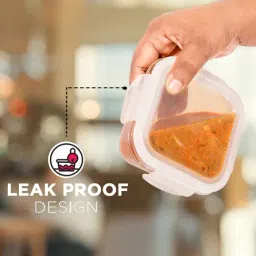 Allo FoodSafe Microwave Safe Borosilicate Glass Containers for Fridge Storage (320ml) image 4