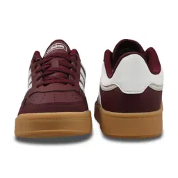 Adidas Men's HOOPS 4.0 IKD Burgundy Basketball Shoes image 4