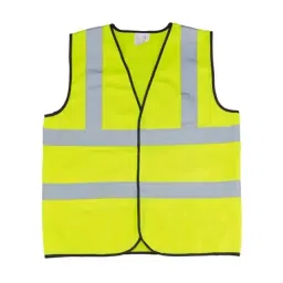 SSWW High Visibility Reflective Safety Vest, Polyester Material Green Size 3XL (Pack of 10 Piece) image 1