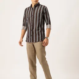 FIFTY TWO Vertical Striped Casual Shirt image 3