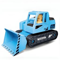 NEGOCIO Friction Power Car Plastic Construction Funny Truck Inertial Vehicle 4 Colors Mixing Engineering Truck- PACK OF 1- COLOR MAY VARY-picture-1