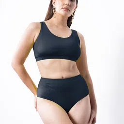EROTISSCH Women Round Neck Swim Bikini Set-image-86