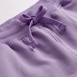 Doreme Sinker Knit Full Length Solid Colour Leggings - Lilac image 3