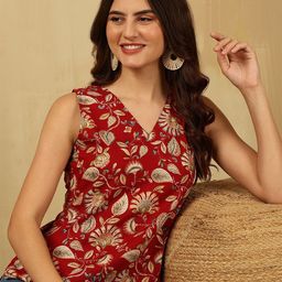 Anouk Rustic Floral Print Top-picture-45