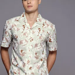 Allen Solly Relaxed Fit Floral Printed Casual Shirt-picture-27