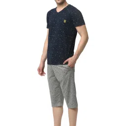 Vimal Jonney Multi Cotton Regular Fit Printed Nightwear Set image 3