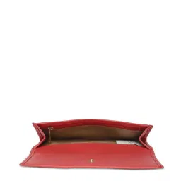 Caprese Uv3 Red Solid Wallet for Women image 3