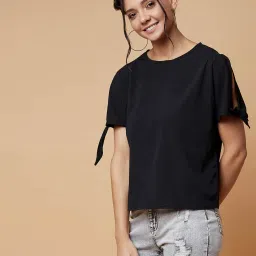 chimpaaanzee Chimpanzee Black Regular Fit Top image 3