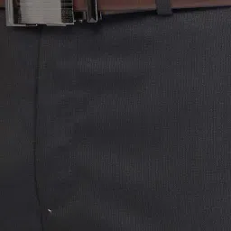 Park Avenue Grey Regular Fit Texture Trousers image 5