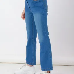 Zink London Blue Blended Regular Fit High Rise Jeans image 3