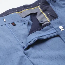 Raymond Single Breasted Checked 2-Peice Formal Suit image 5