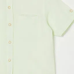 Fame Forever by Lifestyle Kids Green Regular Fit Shirt image 3