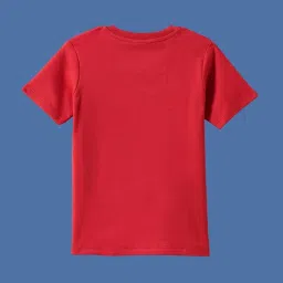 Desi Soota Kids Red Cotton Printed T-Shirt image 2