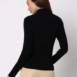 Vero Moda Black Regular Fit Pullover image 3