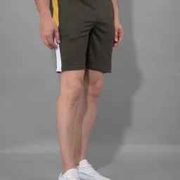 Force NXT Olive & Grey Regular Fit Sports Shorts- Pack Of 2 image 2