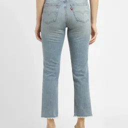 Levi's 724 Light Blue Distressed Relaxed Fit High Rise Jeans image 2