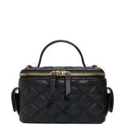 Call It Spring Black Quilted Cross Body Bag-image-65