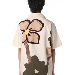 Only Beige Cotton Printed Shirt image 2