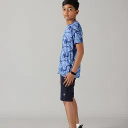 Kiddopanti Kids Blue Printed T-Shirt image 3