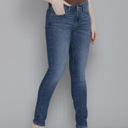 Levi's 711 Blue Skinny Fit Mid Rise Jeans image 3