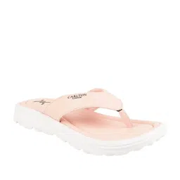 Carlton London Women's Pink Flip Flops image 2