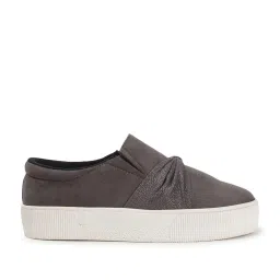 Carlton London Women's Grey Slip-On Shoes image 2