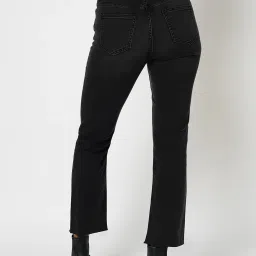 Only Grey Cotton Relaxed Fit High Rise Jeans image 3