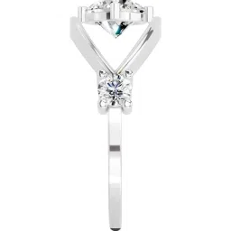 Sparkles Lab Grown Diamond 14k (585) White Gold Ring for Women image 2