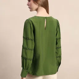 Vero Moda Green Regular Fit Top image 2