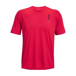 Under Armour Red Regular Fit Sports T-Shirt image 3