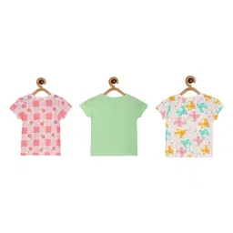 MINIKLUB Kids Multicolor Printed Top (Pack Of 3) image 2