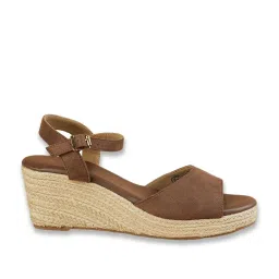 Code by Lifestyle Women's Camal Top Stag Tpe Dune Ankle Strap Sandals image 2