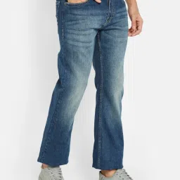 Octave Blue Regular Fit Heavily Washed Jeans image 3