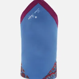 Louis Philippe Blue Printed Pocket Square image 2