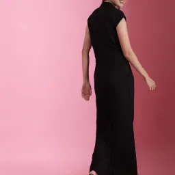 SELVIA Black Maxi Co-Ord Set image 2