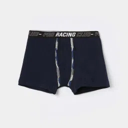 Fame Forever by Lifestyle Boys Black & White Cotton Solid Boxer image 2