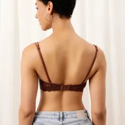 Clovia Brown Balconette Bra image 2