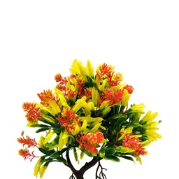 Dekorly Multi Plastic Artificial Flowers & Plants With Pot image 3