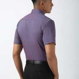 Peter England Purple Regular fit Other Shirts image 2