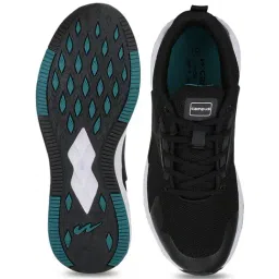 Campus Men's Simon Pro Pitch Black Running Shoes image 3
